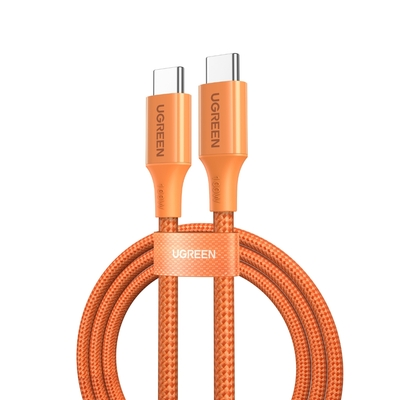 Καλώδιο Φόρτισης UGREEN L502 95493 USB-C σε USB-C PD 100W 1m Πορτοκαλί