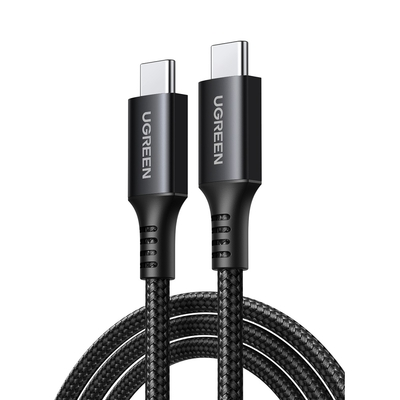 Καλώδιο Φόρτισης UGREEN US567 15373 USB-C σε USB-C PD 60W 1m Μαύρο Γκρί