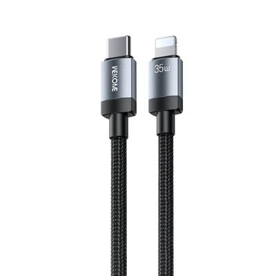 Καλώδιο Φόρτισης WDC-99 USB-C to Lightning PD 35W 1m Μαύρο