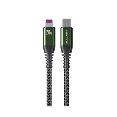 Καλώδιο Φόρτισης WK WDC-171 USB-C σε Lightning PD 20W 1m Μαύρο