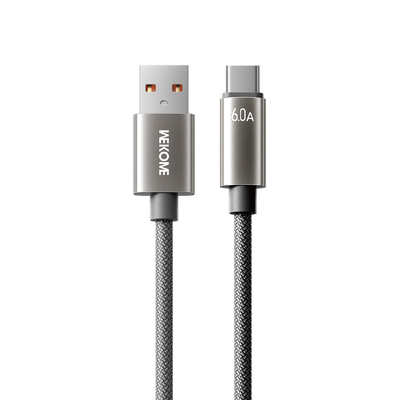 Καλώδιο Φόρτισης WK WDC-63a USB σε USB-C PD 66W 1.2m Γκρι