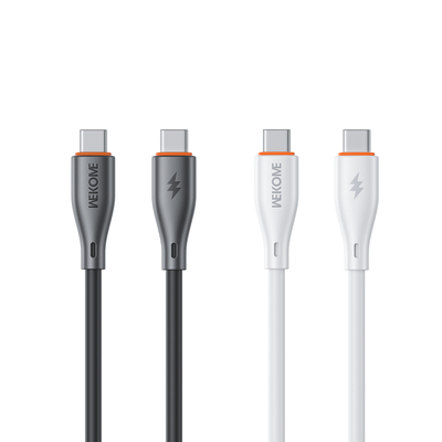 Καλώδιο Φόρτισης WK WDC-68 USB-C σε USB-C PD 65W 1m Λευκό