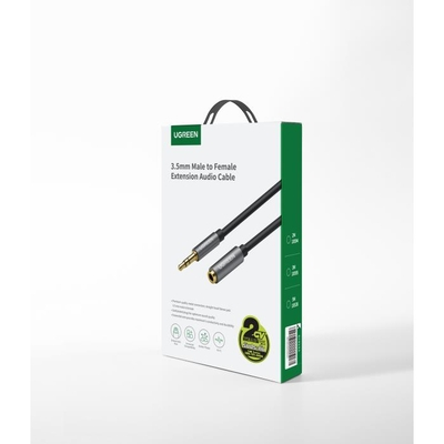 Καλώδιο Ήχου 3.5mm M/F UGREEN AV118 10595 3m Μαύρο
