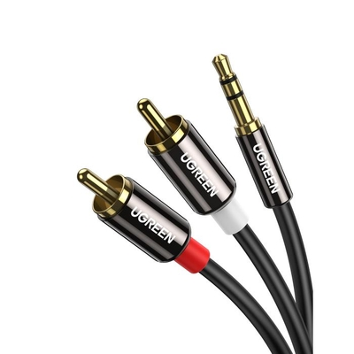 Καλώδιο Ήχου 3.5mm σε 2xRCA M/M UGREEN AV116 10583 1.5m Μαύρο