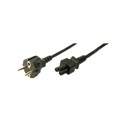 Καλώδιο Τροφοδοσίας Schuko C5 LogiLink CP093 1.8m Μαύρο