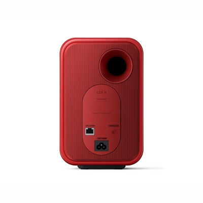 KEF LSX II Wireless HiFi System, Bookself Speakers Red