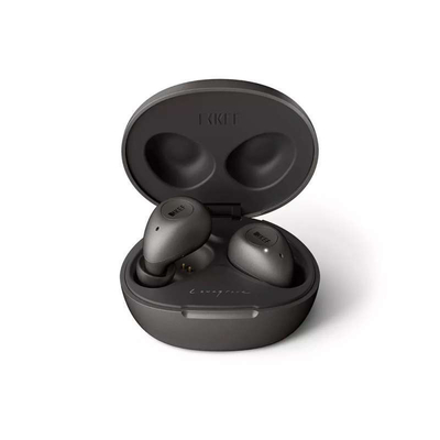 KEF Mu3 In-Ear Wireless Headphones with ANC (IPX5) Charcoal Grey