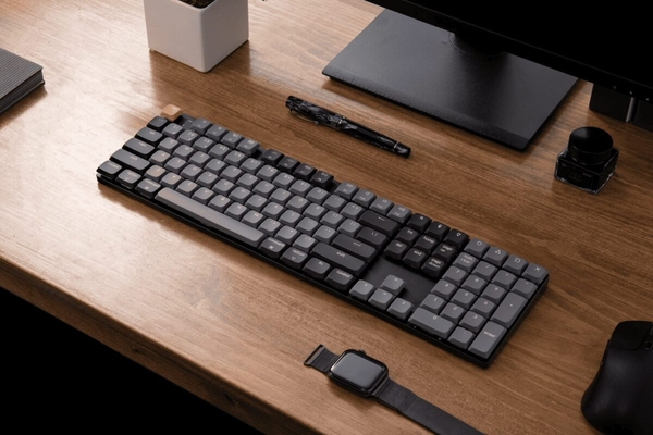 Keychron K5 V2 (K5X-B3) QMK Wireless Mechanical Keyboard Brown Switch RGB 100% US Layout