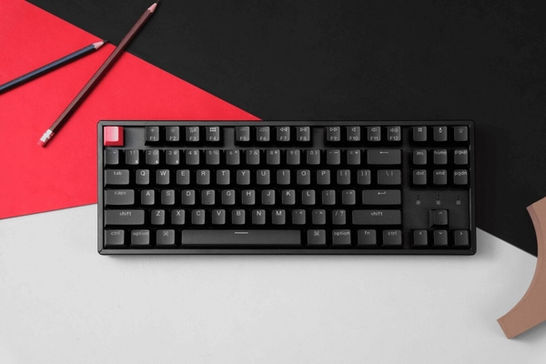 Keychron K8 V2 (K8X-J1) QMK Wireless Mechanical Keyboard Red Switch HotSwap RGB 80% US Lay Aluminum