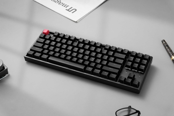 Keychron K8 V2 (K8X-J4) QMK Wireless Mechanical Keyboard Banana Switch HotSwap RGB 80% US Lay Alumin