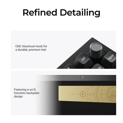 Keychron Q1 Ultra (Q1U-M4) ZMK RGB 8K Wireless Custom Mechanical Keyboard-Banana Switch 75% US