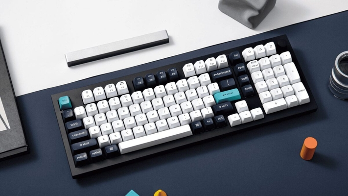 Keychron Q5 Max (Q5M-M3) QMK/VIA Wireless Custom Mechanical Keyboard-Brown Switch 96% US Layout