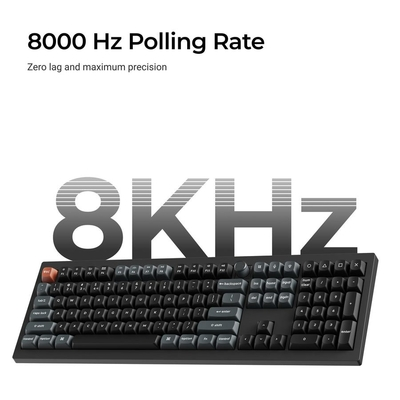 Keychron V6 Ultra (V6U-D4) QMK/VIA 8K Wireless Custom Mechanical Keyboard Banana Switch RGB 100% US