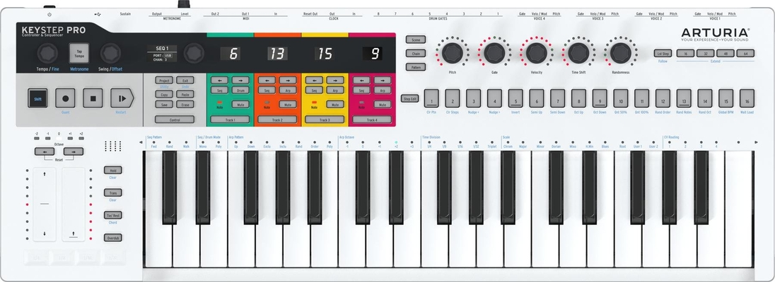 Arturia  Arturia KeyStep Pro - MIDI Keyboard Controller με Step Sequencer 37 Πλήκτρων