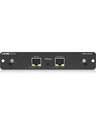 KLARK TEKNIK DN32 Dante Κάρτα Επέκτασης Audinate Dante για Midas M32&nbsp;ή Behringer X32