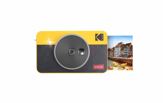 Kodak Mini Shot 2 Retro -Instant Camera & Photo Printer (5.3 x 8.6 cm), iOS & Android BT + 8 Sheets