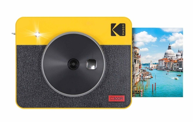 Kodak Mini Shot 3 Retro Pink -Instant Camera & Photo Printer (7.6 x 7.6 cm) iOS & Android BT + 8 She