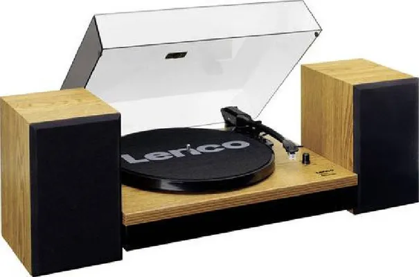 Lenco LS-300 Bluetooth Wood Πικάπ με Ενισχυτή και Ηχεία