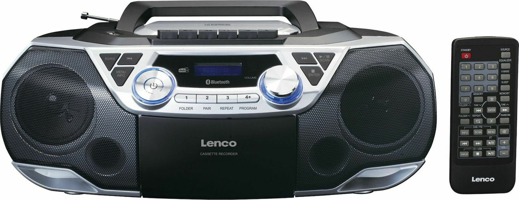 LENCO SCD-720SI Φορητό ραδιόφωνο DAB+/FM με Bluetooth, CD, κασέτα και USB.