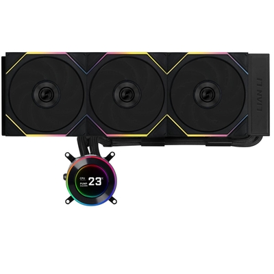 Lian Li HydroShift II LCD-C 360 RGB CL fan Black  - AIO CPU Liquid Cooler with CL ARGB Fans