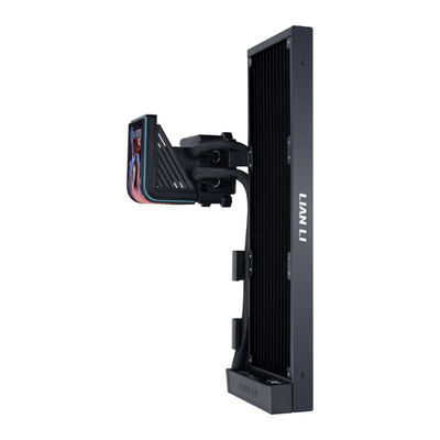 Lian Li HydroShift II OLED Curved 360mm Fanless - AIO Water Cooling - 6.67" 2Κ Display - Black