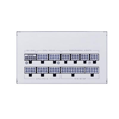 Lian Li SX 1000P White - PLATINUM 1000W - ATX 3.1 - 12V-2x6 - Japanese Capacitor - 10 Years Warranty
