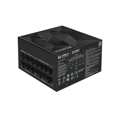Lian Li SX 1200P Black - PLATINUM 1200W - ATX 3.1 - 12V-2x6 - Japanese Capacitor - 10 Years Warranty