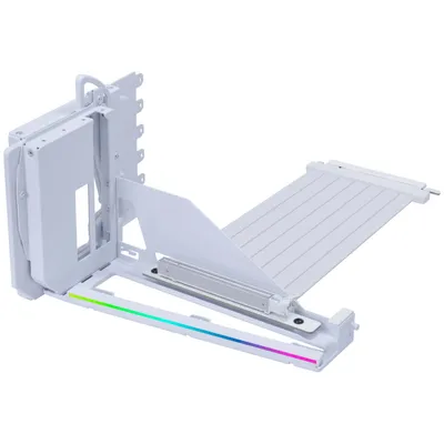 Lian Li Vertical GPU Kit V4 White - ATX Multi-Directional 4 Slots - Gen 5 Riser Cable - PCI-E 5.0