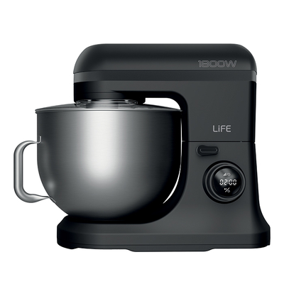 LIFE BOSS Flat Black Series Κουζινομηχανή με inox κάδο μίξης 12L, 1800W