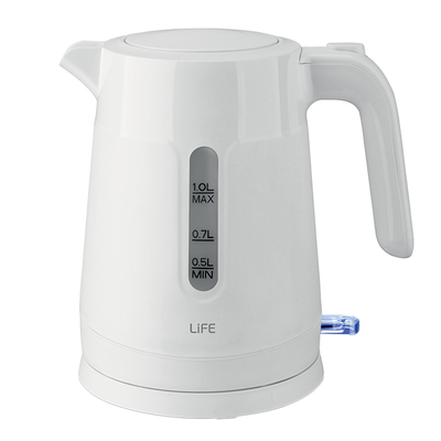 LIFE ELEMENT WHITE Bραστήρας 1.0L, 1500W, σε λευκό χρώμα. 221-0419