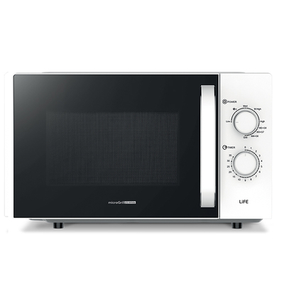 LiFE microGrill 25 White Φούρνος μικροκυμάτων 25L με grill
