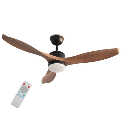 LIFE VERANDA NATURE Ανεμιστήρας οροφής DC 52” με IP65, LED φωτιστικό και τηλεχειριστήριο, 40W