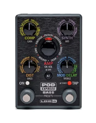 LINE 6 Pod Express Bass Πετάλι Πολυεφέ για Ηλεκτρικό Μπάσο