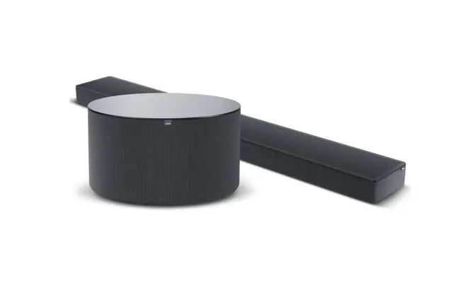 LOEWE Klang bar5 mr & Sub5 Authentic 3D audio experience. 5.1.2 Dolby Atmos and DTS:X