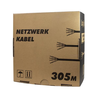 LogiLink Econline S/FTP Cat.6 Καλώδιο Δικτύου Ethernet χωρίς ακροδέκτες 305m Λευκό
