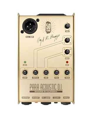 L.R. BAGGS Para Di Gold Acoustic  DI Box / 5-Band EQ / Προενισχυτής