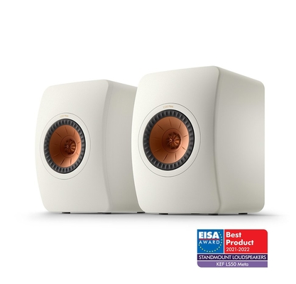 KEF LS50 Meta Bookshelf Speakers White