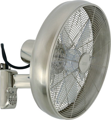 Lucci Air Breeze Wall Fan Ανεμιστήρας Τοίχου 50W Διαμέτρου 41cm με Τηλεχειριστήριο Brushed Chrome.80213126