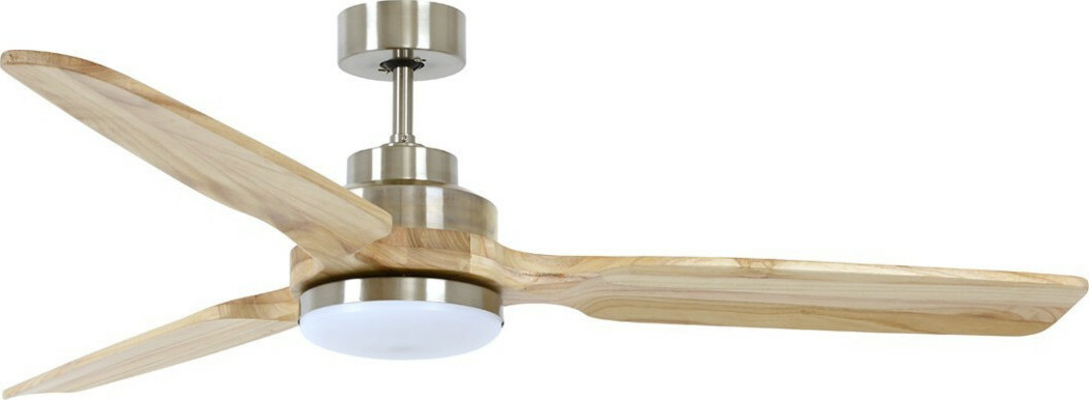 Lucci Air Shoalhaven Brushed Chrome/Ashwood Ανεμιστήρας Οροφής 80213053