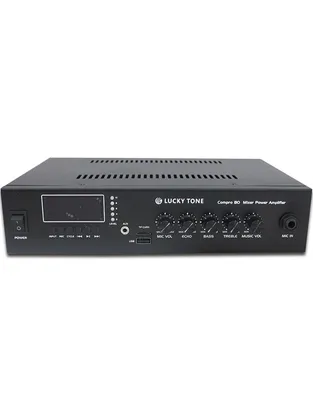 LUCKY TONE Compro-80 USA Ενισχυτής με Μίκτη 40W (100V / 70V USA Vers./4Ω)
