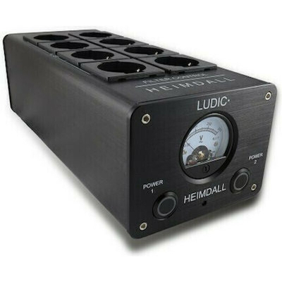 Ludic Heimdall Netfilter G30 Black -φίλτρο,8 πρίζες,καταστολέας υπερτάσεων.