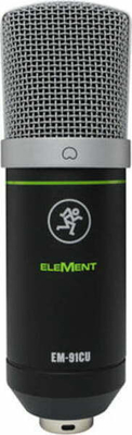 Mackie EM-91CU Πυκνωτικό Μικρόφωνο USB Τοποθέτηση Shock Mounted/Clip On Φωνής