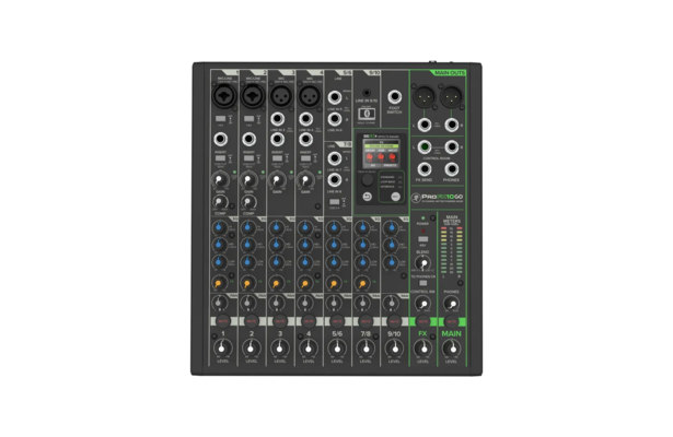 Mackie ProFX10GO Αναλογική Κονσόλα Ήχου με μπαταρία