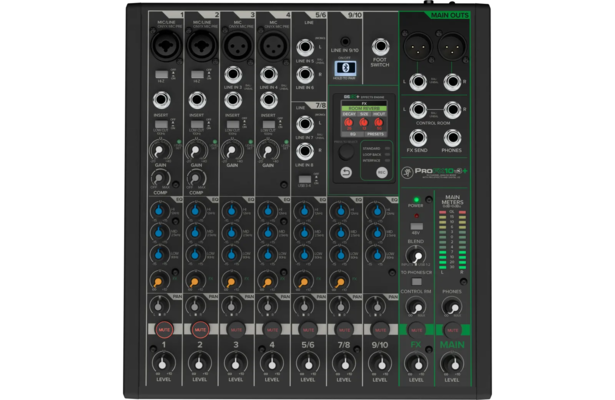 Mackie ProFX10v3+ Αναλογική Κονσόλα Ήχου