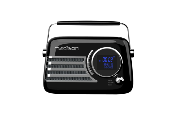 Madison Freesound-VR40BK-DAB Φορητό Ραδιόφωνο Bluetooth