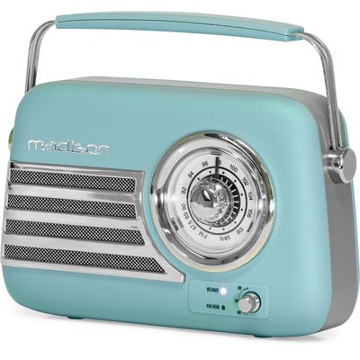Madison Freesound-VR40BLU-MAT Φορητό Ραδιόφωνο Bluetooth