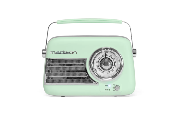 Madison Freesound-VR40GR-MAT Φορητό Ραδιόφωνο Bluetooth