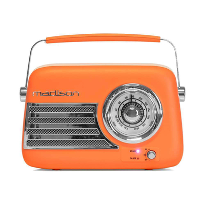 Madison Freesound-VR40OR-MAT Φορητό Ραδιόφωνο Bluetooth