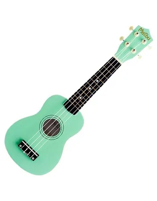 MALIBU MA-10S Green Soprano Ukulele με Θήκη