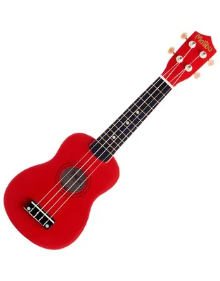 MALIBU MA-10S Red Soprano Ukulele με Θήκη